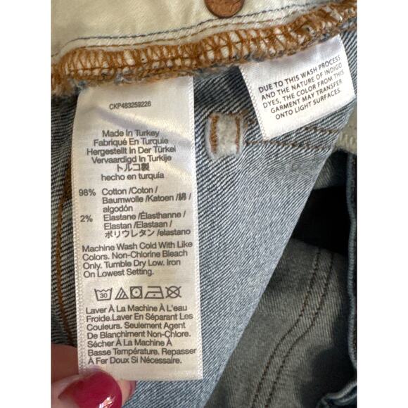 Madewell the Perfect Vintage Jean In Berdelle Wash Size 30 - Picture 10 of 13